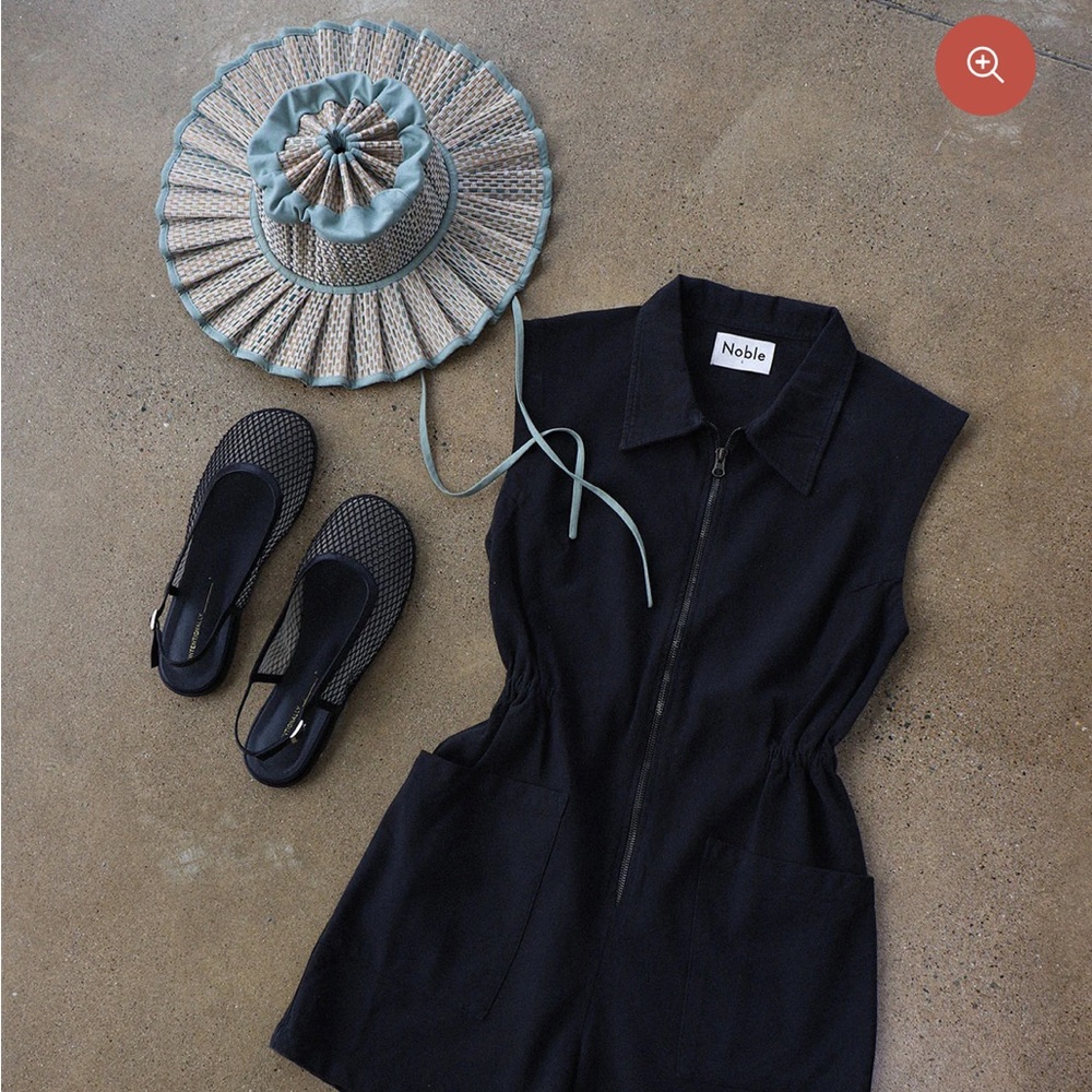 Shop Noble Black Sleeveless Jumpsuit